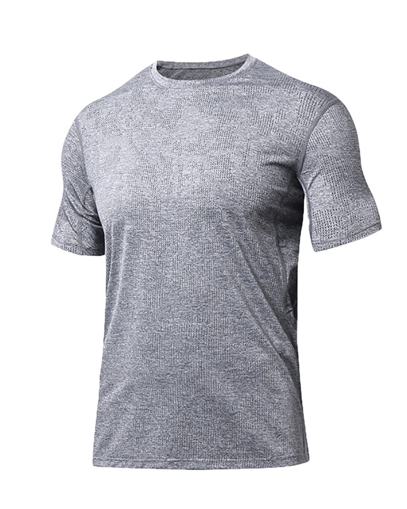 Outdoor Running Quick Drying Short Sleeve Loose Men&