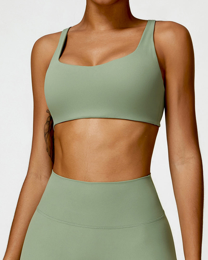 Brand Build Logo Customized Women Workout Sports Bra S-XL