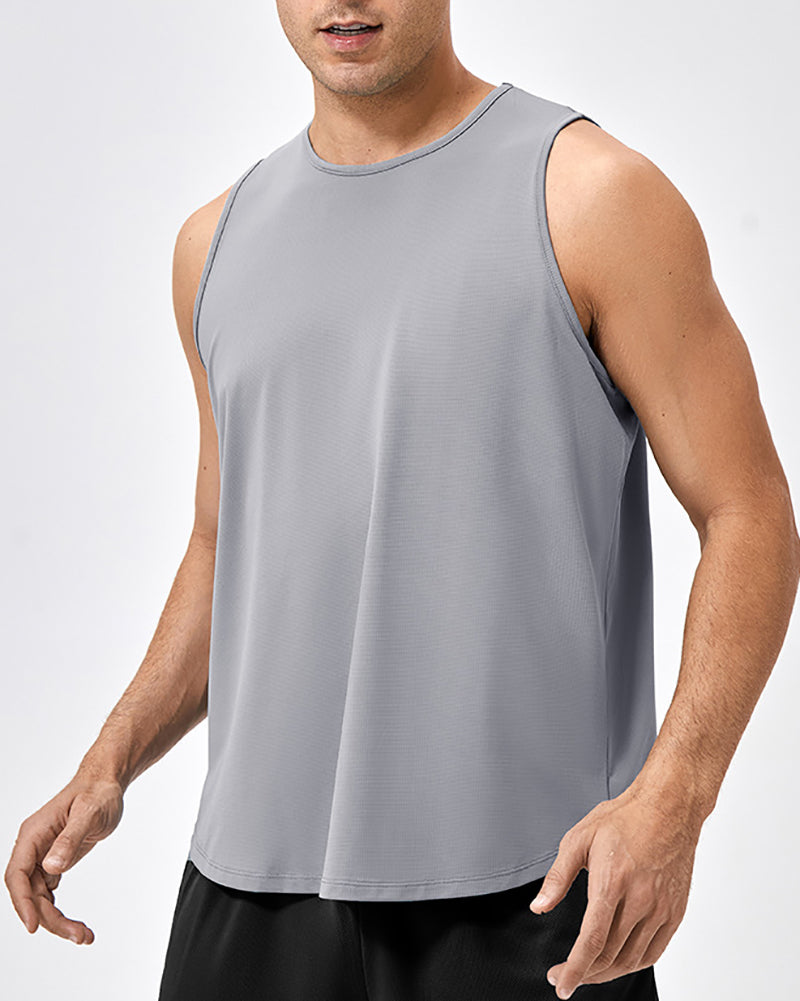 Wholesale OEM ODM Short Sleeve Breathable Running Vest S-2XL