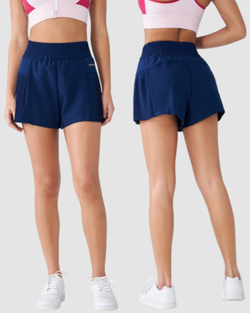 Women Side Loose High Waist Fashion Shorts S-2XL