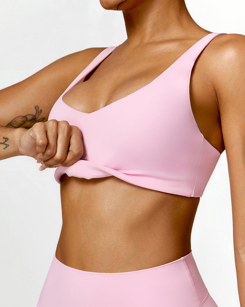 Brand Build Logo Customized Women Workout Sports Bra S-XL