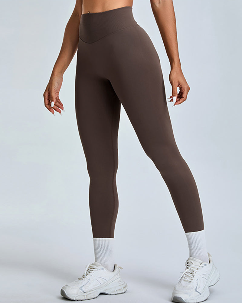 Seamless Yoga High Waist Running Quickly Drying Fintess Tight Sports Pants S-XL