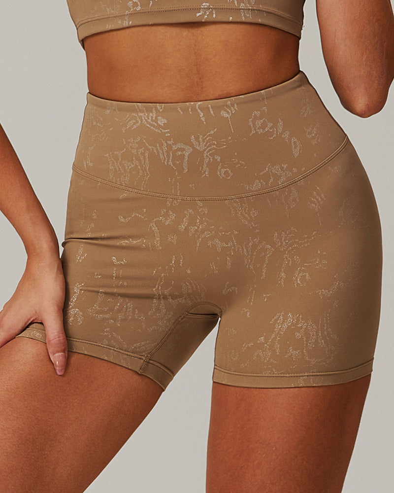 Wholesale Hot Stamping Tight Yoga High-Intensity Running Fitness Shorts S-XL