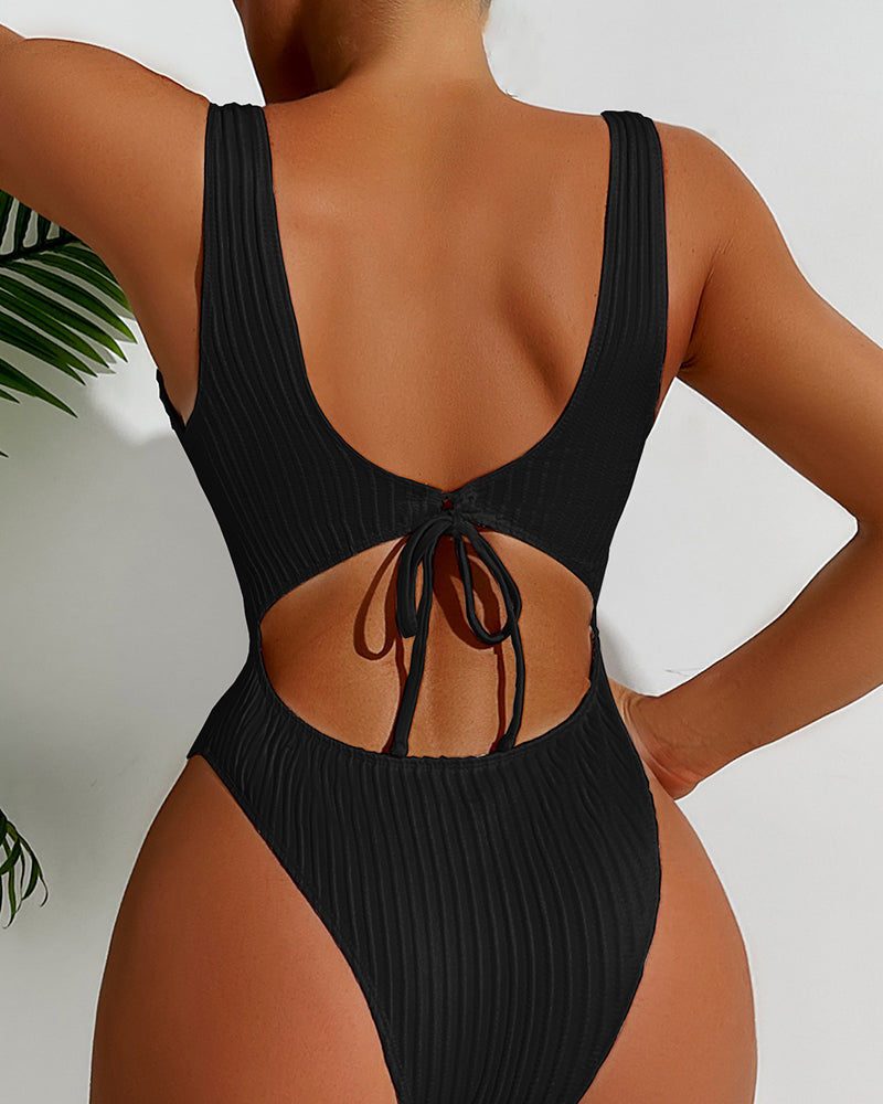 Square Neck Wholesale One Piece Swimsuit S- XL