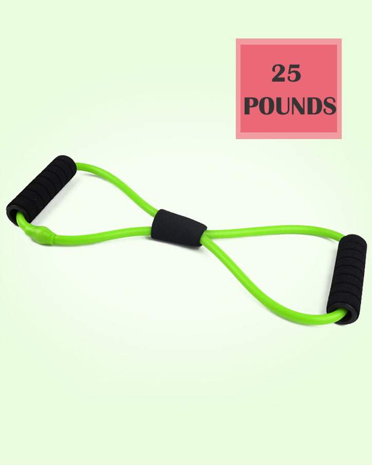 8-Character Pulling Tool Open Back Exercise Beautiful Back Tool Yoga Fitness Elastic Band Pulling Rope Residence Home equipment