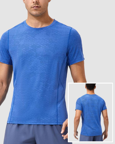 Short Sleeve Breathable Training Men's T-shirt S-2XL