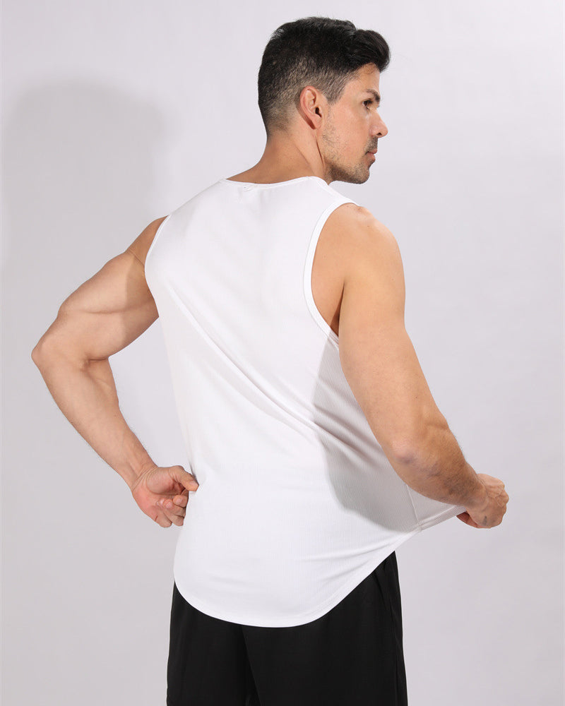 Mens Breathable Quickly Drying Running Vest S-2XL