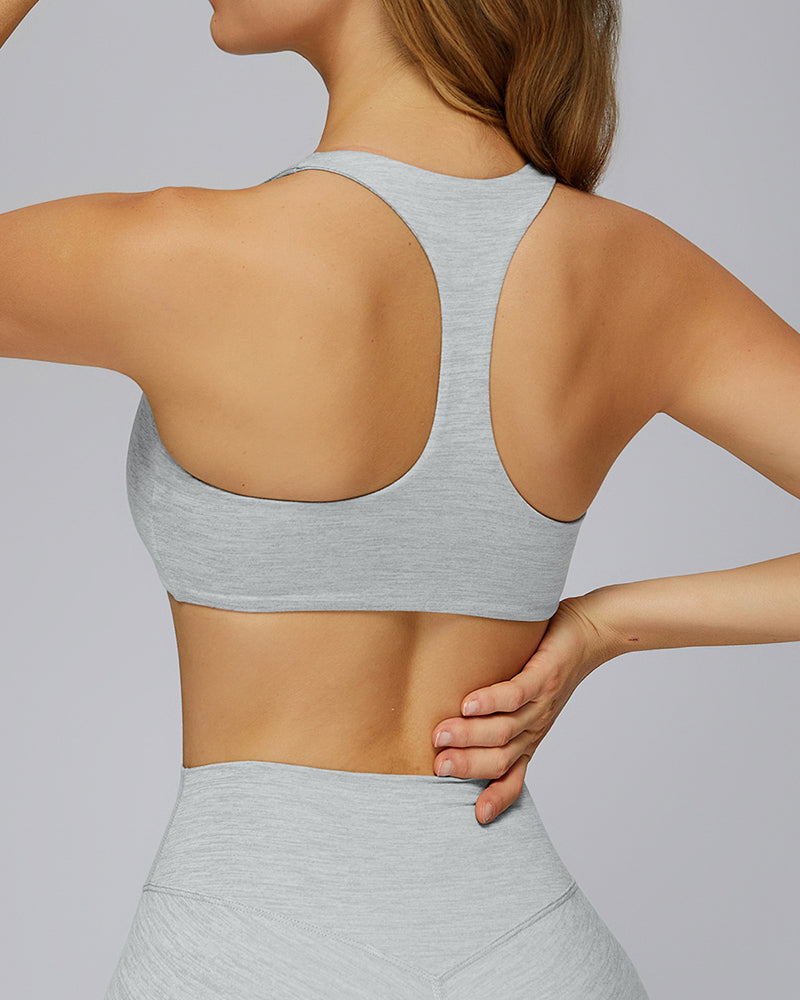 Brushed Yoga Bra Outdoor I-Shaped Back Fitness Wear for Women Running Tights Casual Sports Underwear S-XL