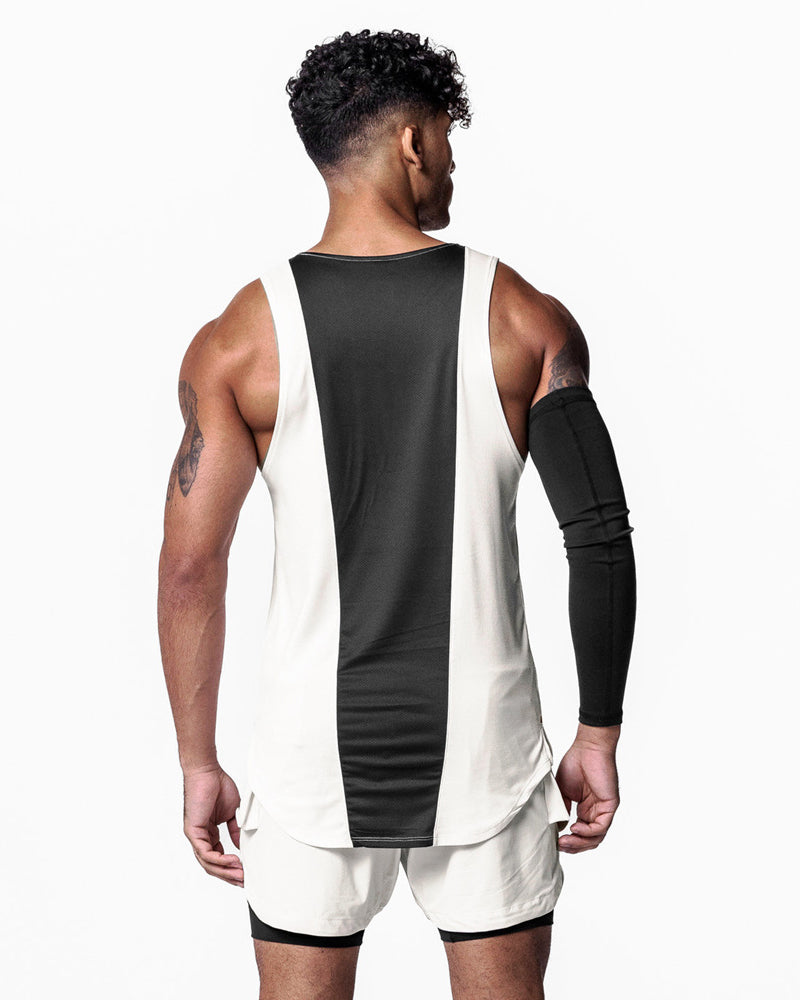 Mens Sports Casual Quick Drying Patchwork Vest S-2XL