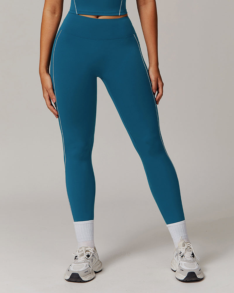 Factory Price High Quality Side Pocket Running Fitness Pants Leggings S-XL