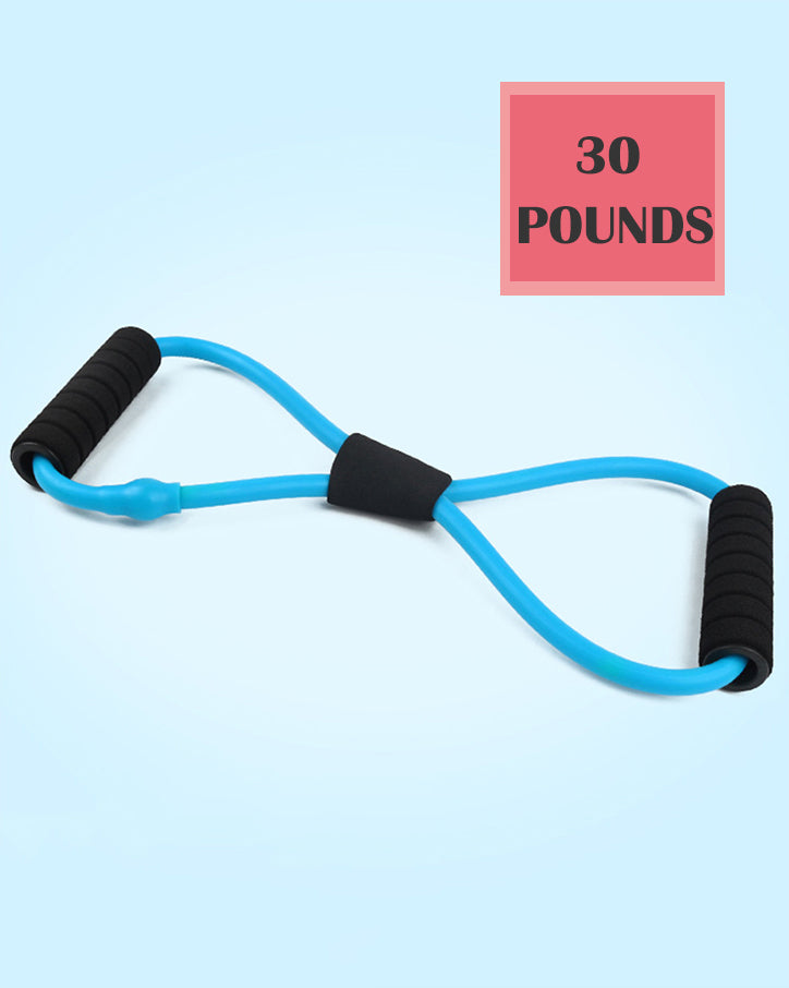 8-Character Pulling Tool Open Back Exercise Beautiful Back Tool Yoga Fitness Elastic Band Pulling Rope Residence Home equipment