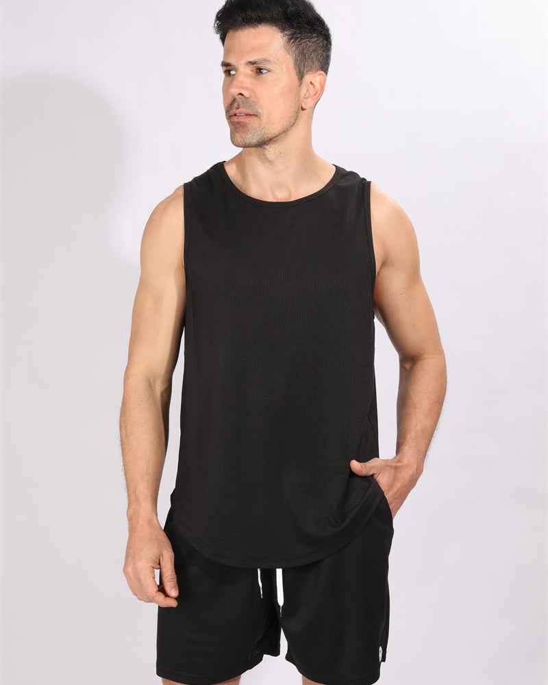 Mens Breathable Quickly Drying Running Vest S-2XL