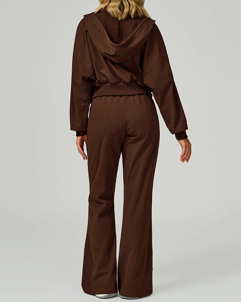 Women OEM High Waist Loose Wide Leg Sweatpants Sports Pants S-XL