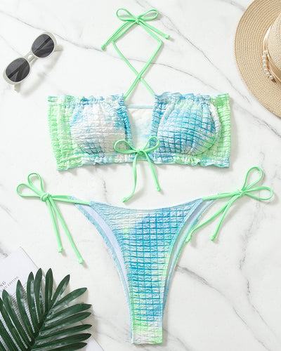 Beach Vacation Women Wholesale Bikini Set S-L