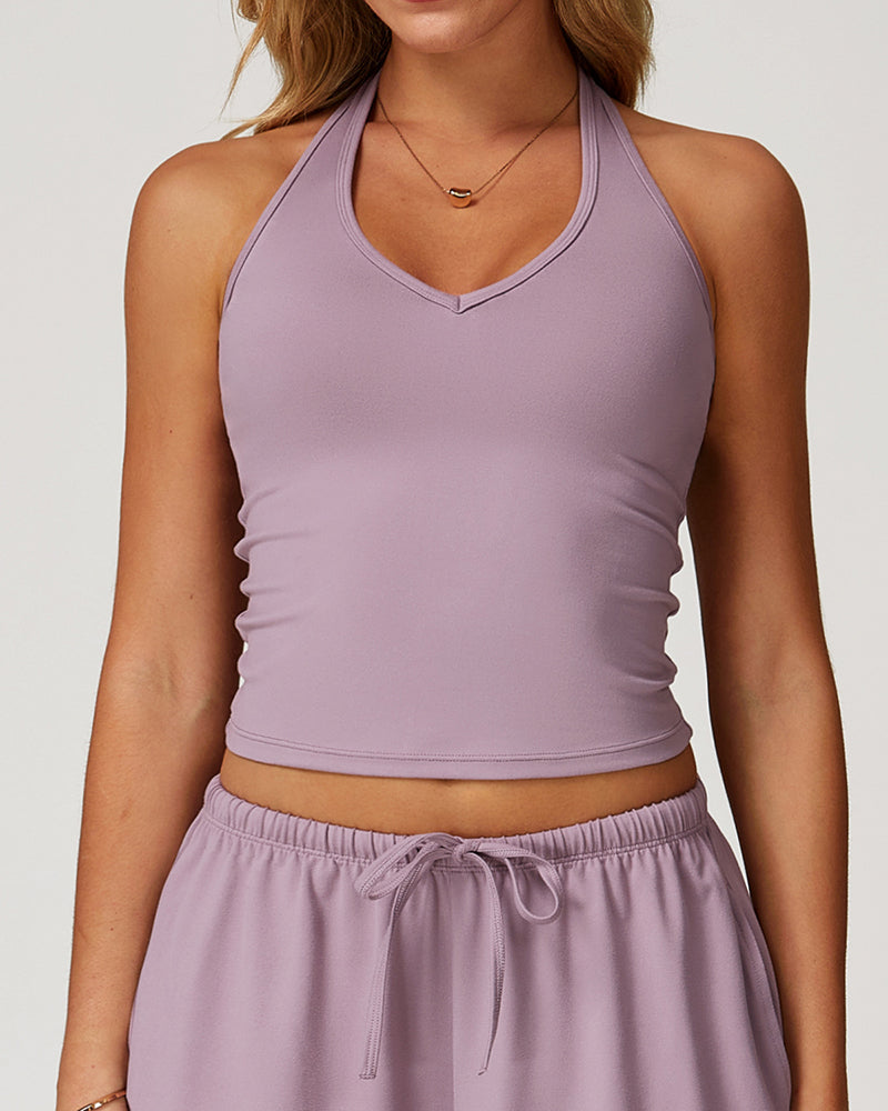 OEM New Wholesale V-neck Sports Yoga Vest S-XL