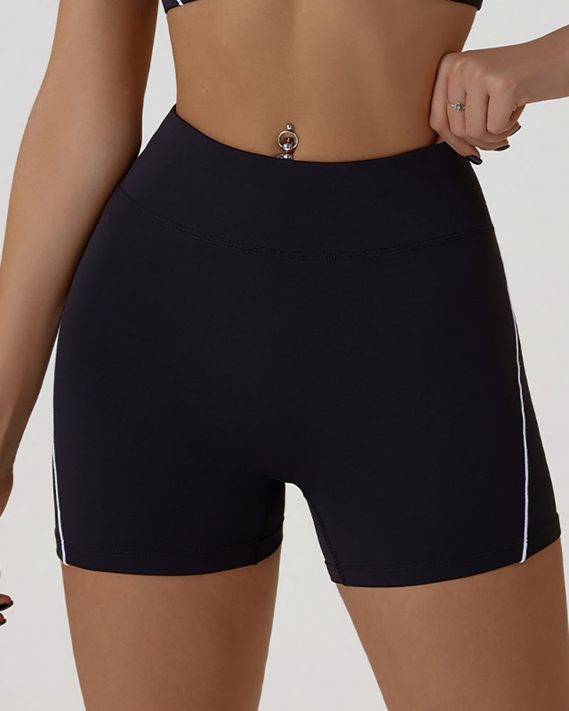 Women Quickly Drying Hips Lift Running Sports Shorts S-XL