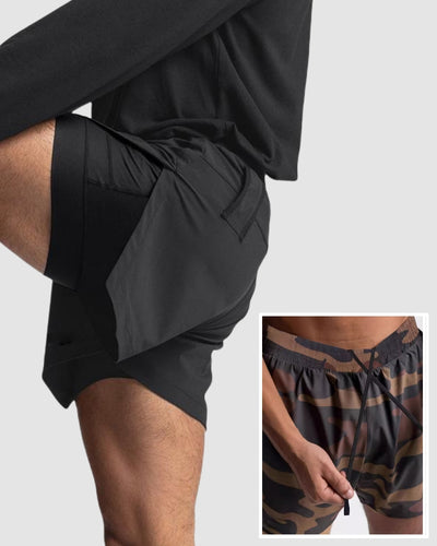 Mens Lined Hot Sale Pocket Sports Shorts M-3XL