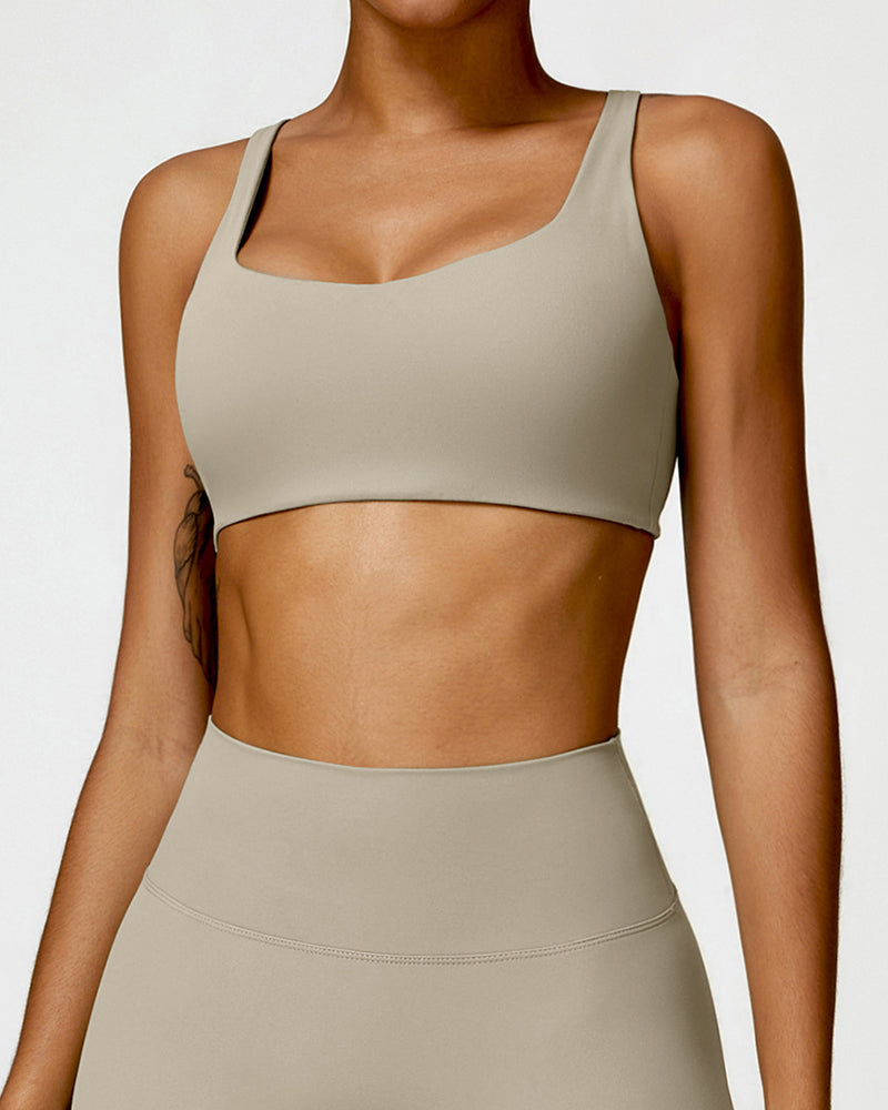 Brand Build Logo Customized Women Workout Sports Bra S-XL