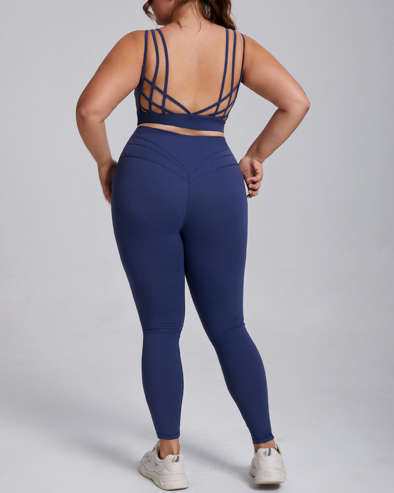 Wholesale Popular Women Sports Wear Plus Size Yoga Sets XS-3XL