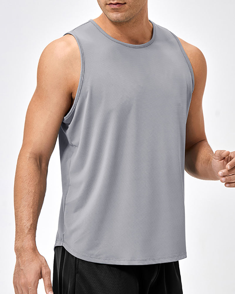 Wholesale OEM ODM Short Sleeve Breathable Running Vest S-2XL