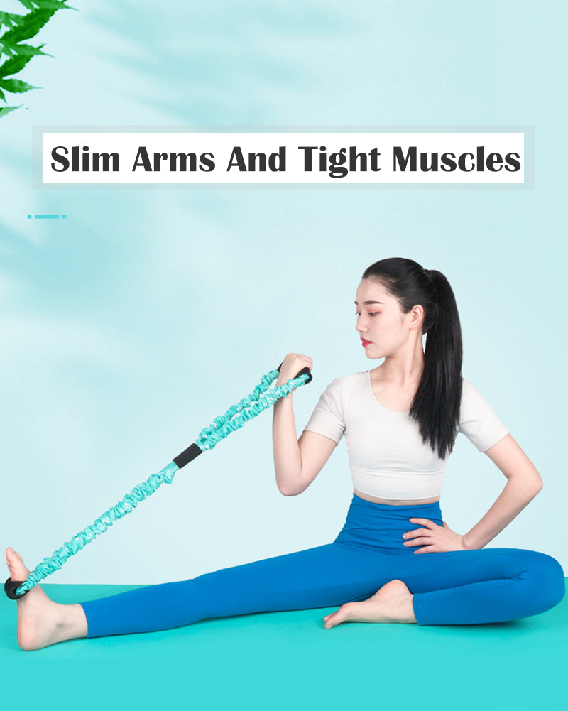 8-Character Pulling Tool Open Back Exercise Beautiful Back Tool Yoga Fitness Elastic Band Pulling Rope Residence Home equipment