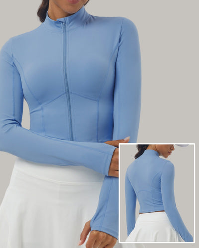 Women Wholesale Long Sleeve Running Yoga Coat S-XL