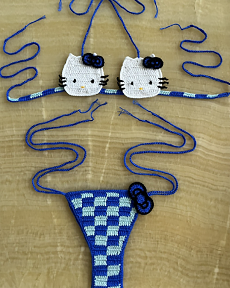 Crochet Knitted Cute Sexy Bikini