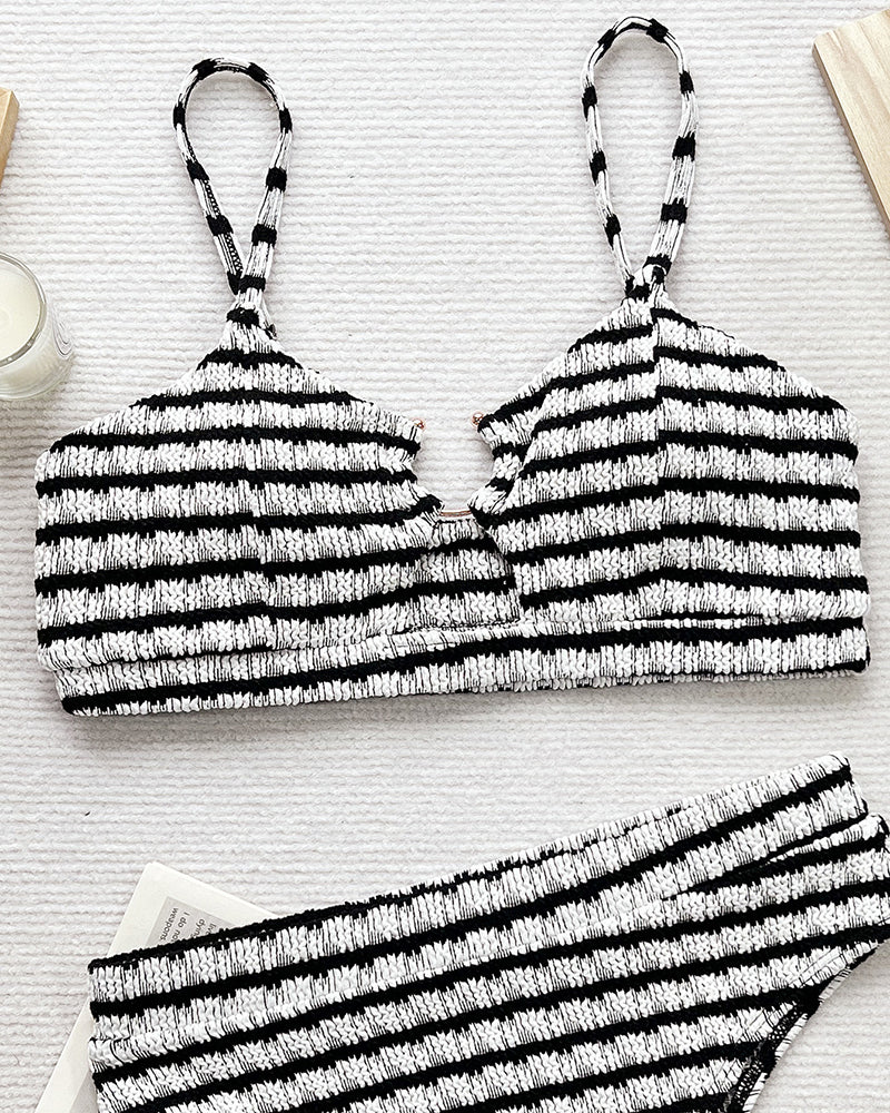 Black White Women New Fashion Bikini Set S-L