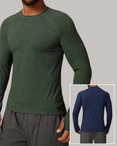 Long Sleeve Quick Drying Outdoor Running Slim Training T-shirt S-2XL