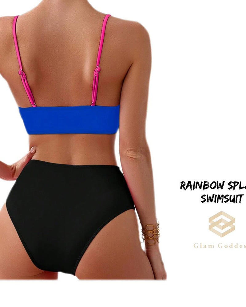 High Waist 2025 Fashion Style Women Swimwear  S-XL