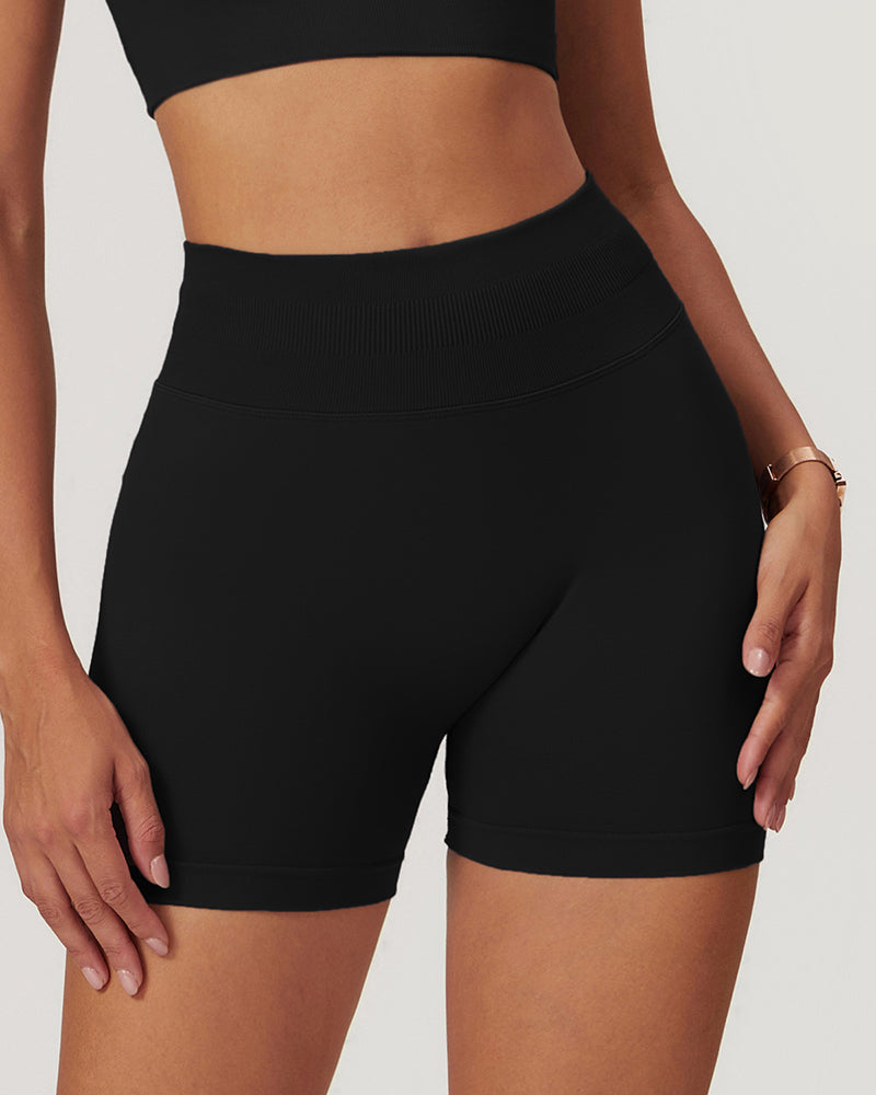 Women Hips Lift High Waist Sports Yoga Sports Shorts S-XL