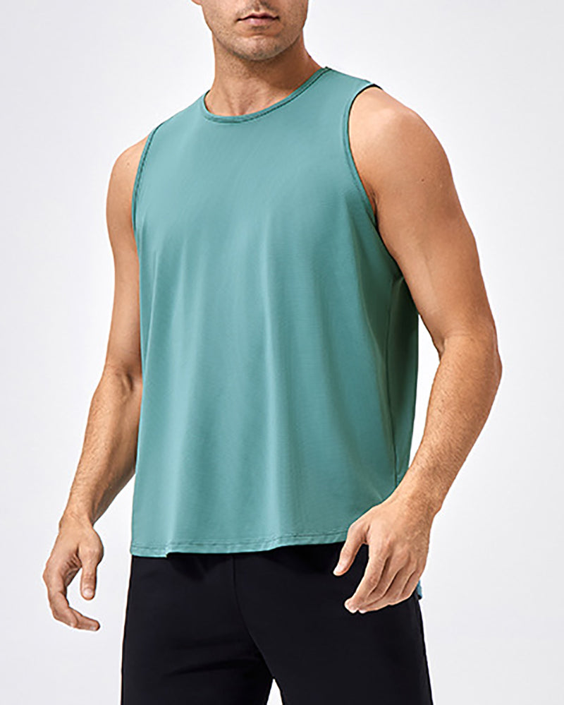 Wholesale OEM ODM Short Sleeve Breathable Running Vest S-2XL