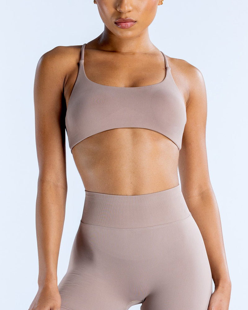 Wholesale Women Customized OEM LOGO Sling Sports Bra XS-XL