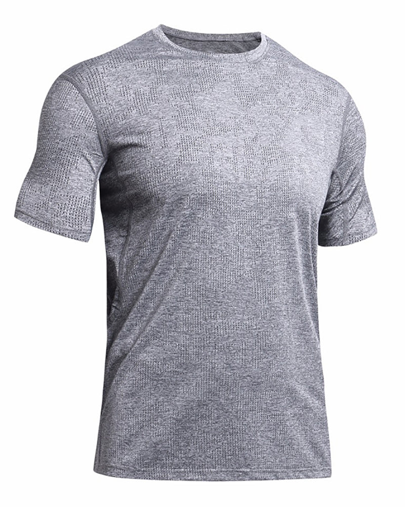 Outdoor Running Quick Drying Short Sleeve Loose Men&