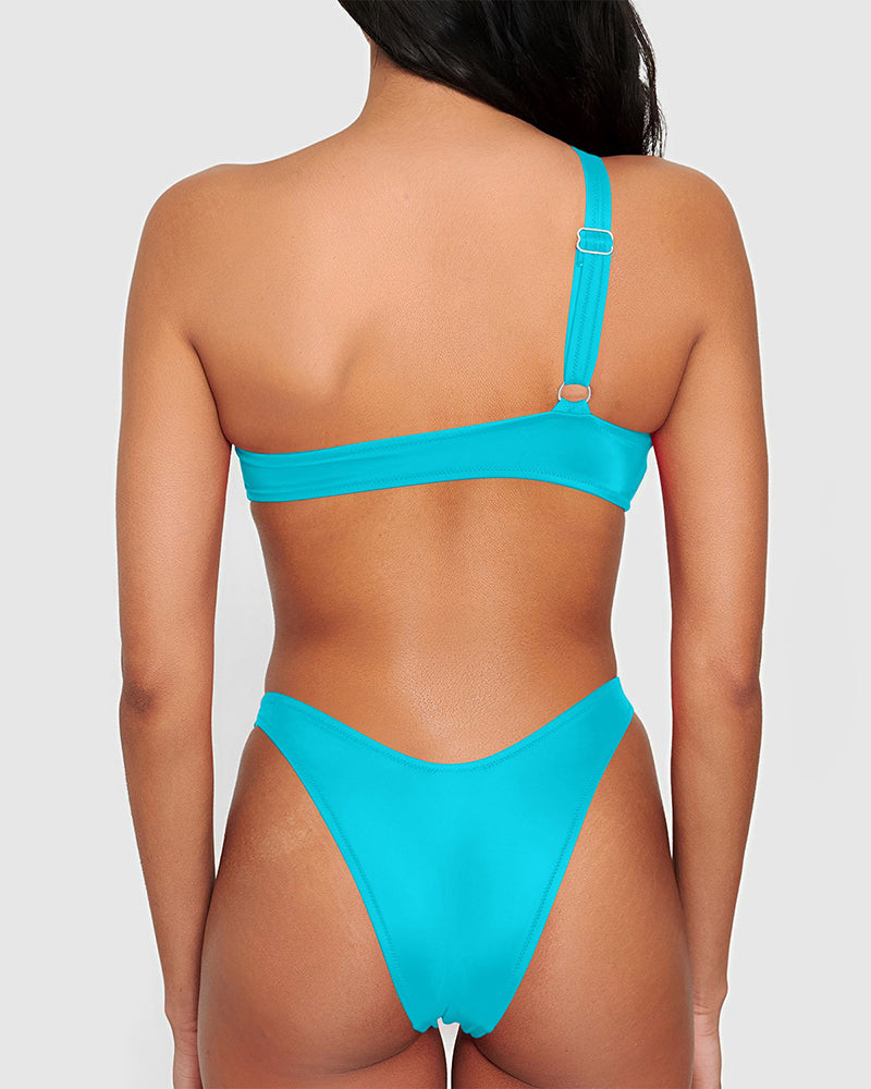 Solid Color Newest Hollow Out Sexy One Piece Swimwear S-XL