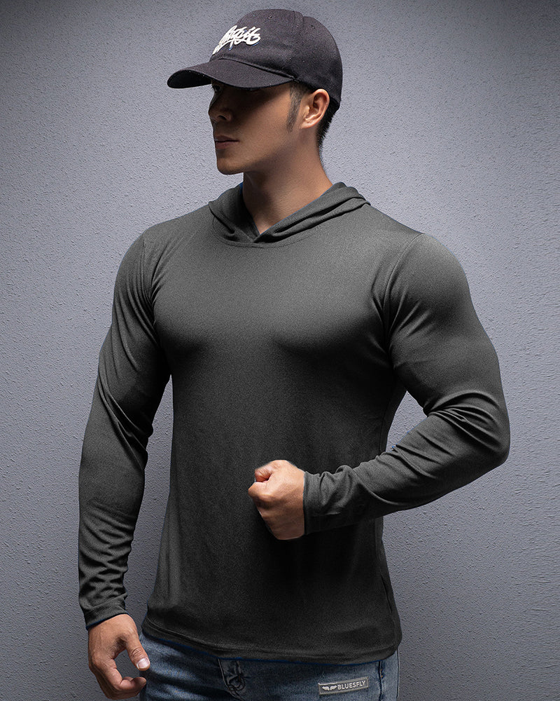 Casual Training Fitness Long Sleeve Men&