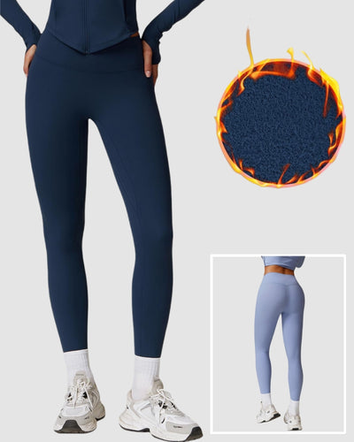 Winter Warm Fleece Thick Running Sports Yoga Pants S-XL