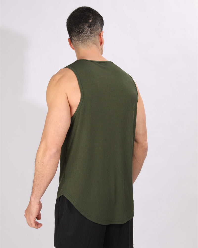 Mens Breathable Quickly Drying Running Vest S-2XL