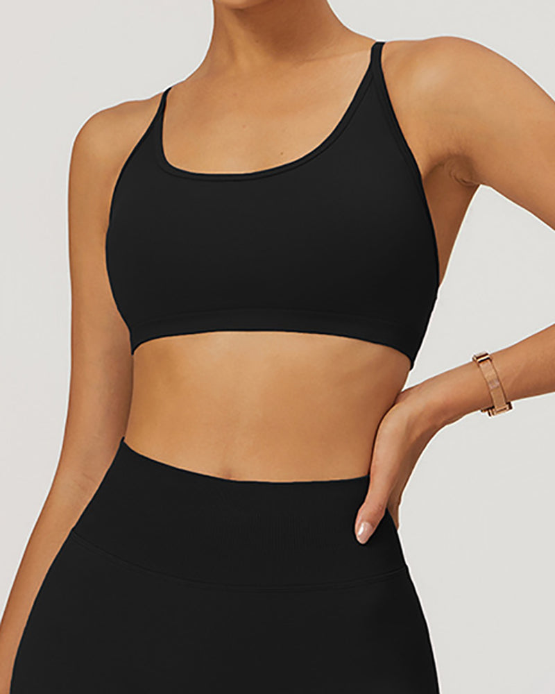 Back Criss Cross Women Sports Bra S-XL