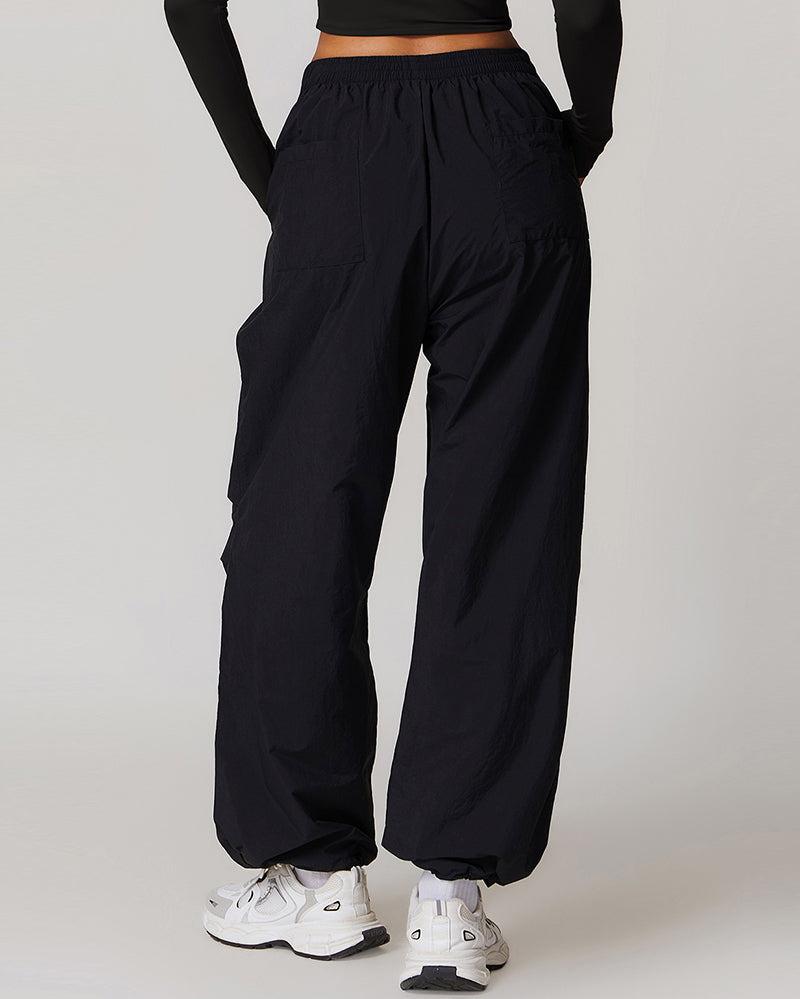 Outdoor Light Weight Breathable Sports Wide Leg Pants Running Pants S-XL