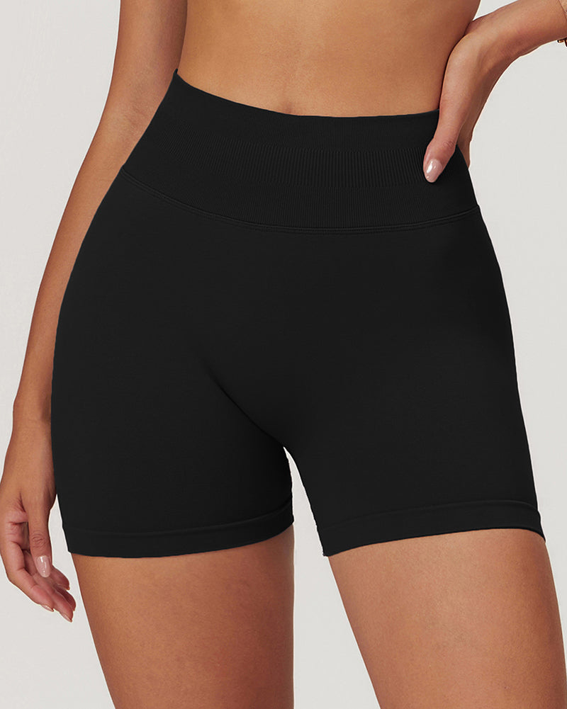 Women Hips Lift High Waist Sports Yoga Sports Shorts S-XL