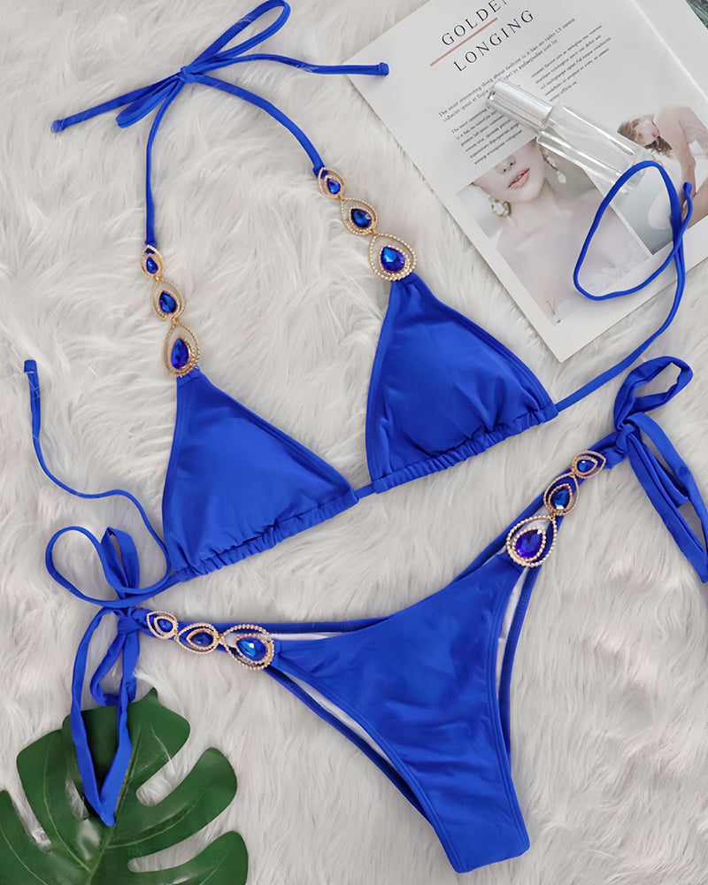 Diamond Women Wholesale Swimwear Bikini Set S-L