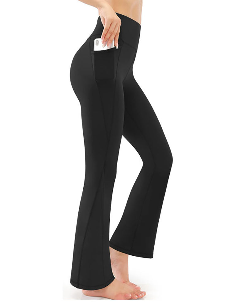 New High Waist Women Sports Wide Leg Running Pants S-2XL