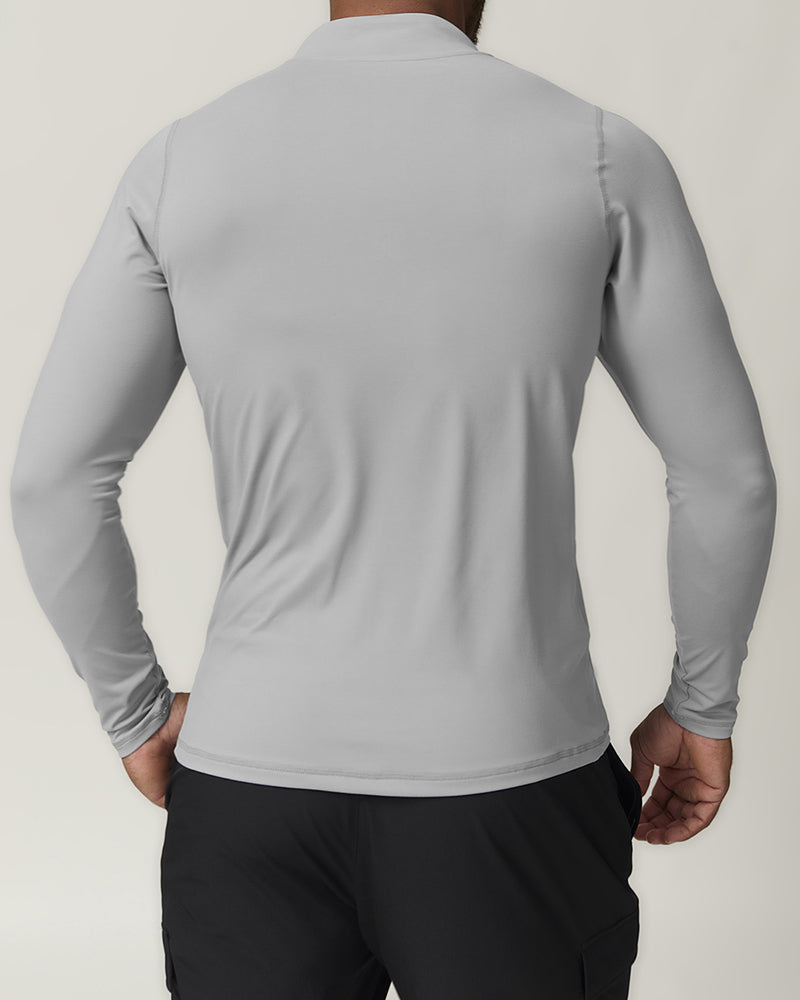 Half Zipper Quickly Drying Fitness GYM House Wear Men&