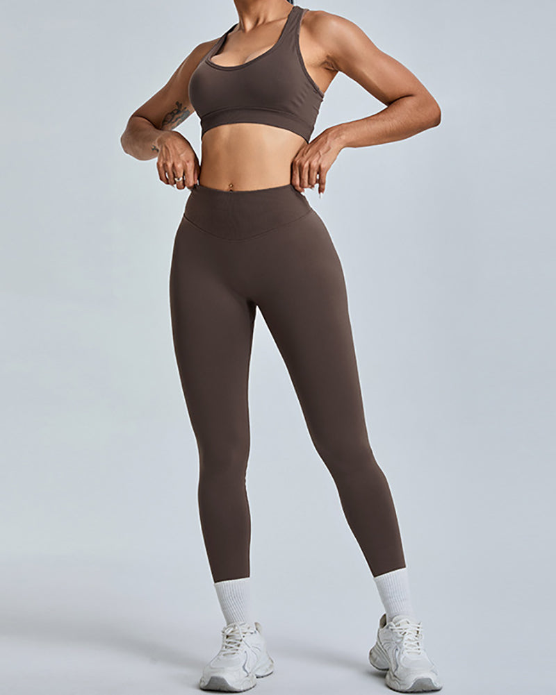 Seamless Yoga High Waist Running Quickly Drying Fintess Tight Sports Pants S-XL