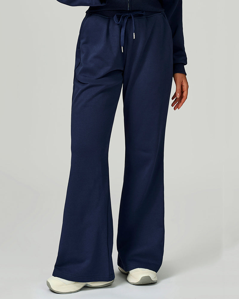 Women OEM High Waist Loose Wide Leg Sweatpants Sports Pants S-XL