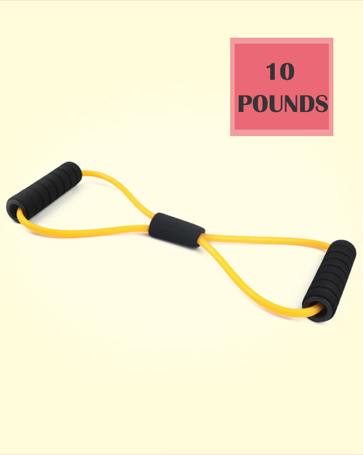 8-Character Pulling Tool Open Back Exercise Beautiful Back Tool Yoga Fitness Elastic Band Pulling Rope Residence Home equipment