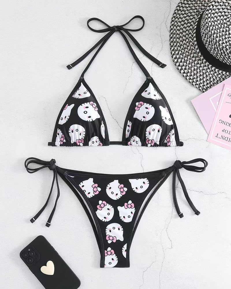 Hello Kitty Cute Beach Sexy Bikini Set S-XL