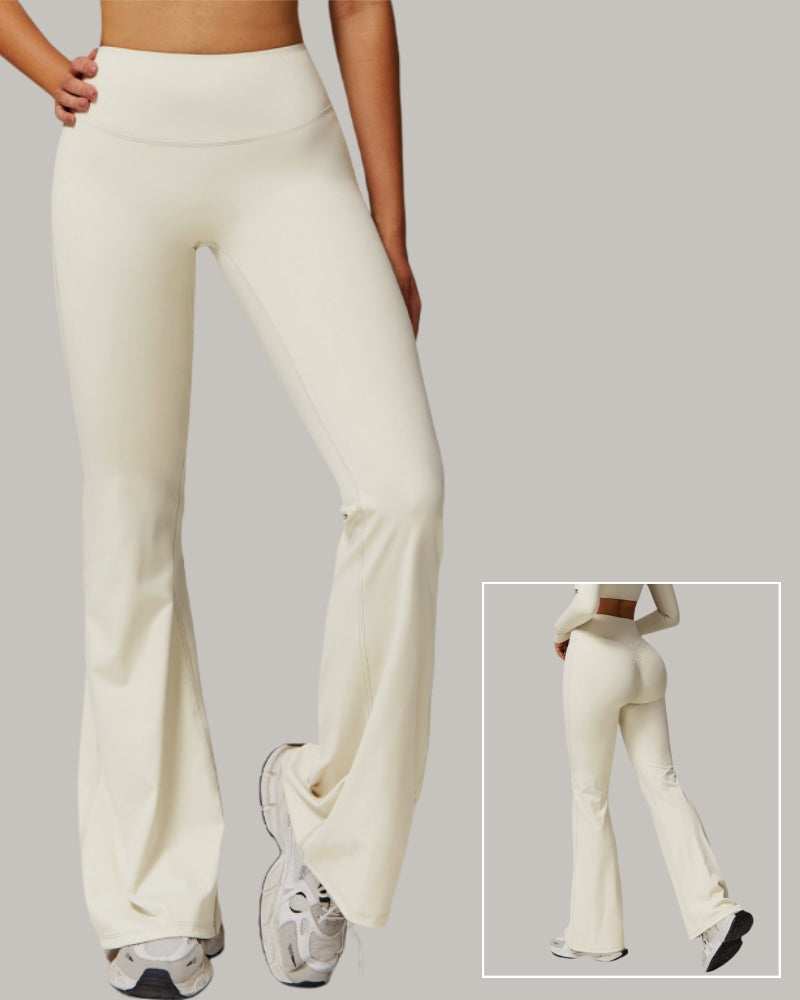 Women LOGO Customized Wide Leg Running Sports Pants S-XL
