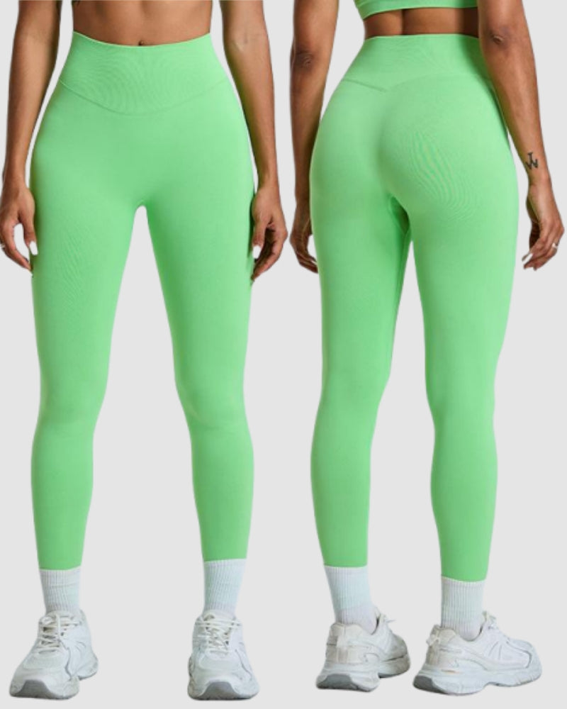 Seamless Yoga High Waist Running Quickly Drying Fintess Tight Sports Pants S-XL